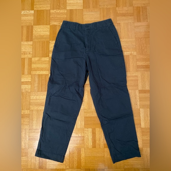Straight leg forest green pant - Picture 1 of 2